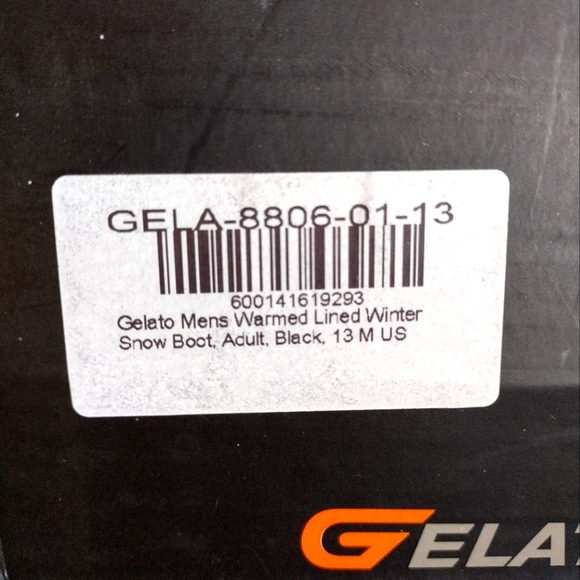 NWT Gelato Men's Faux Fur Lined Leather Cold Weather Boots - Picture 9 of 10